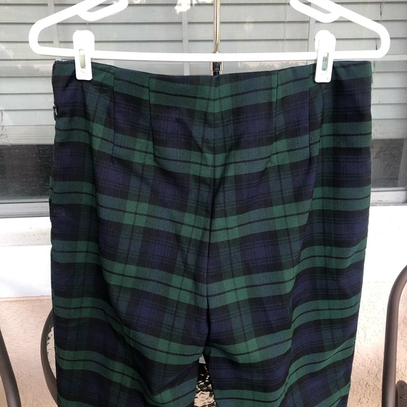 NWT Chaps Perfectly Polished Plaid Ankle Pants - 8 - Picture 4 of 11